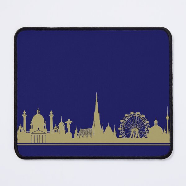 Artikelvorschau, Kopie von Vienna Skyline Minimal Line Art Sticker Modern City Silhouette Travel Design Austria entworfen und verkauft von RafenStein.