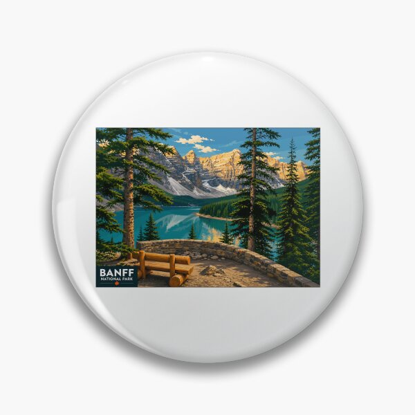 Item preview, Banff National Park Retro Design designed and sold by Gideon Emmerich.