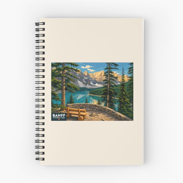 Item preview, Banff National Park Retro Design designed and sold by Gideon Emmerich.