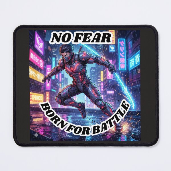 Item preview, Cyber Ninja Neon Warrior T-Shirt – Futuristic Anime Action Street wear Design designed and sold by SoftAuraStudi0.