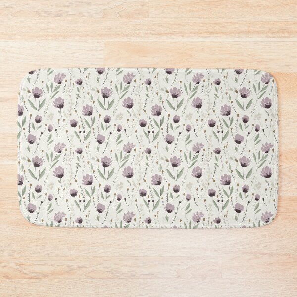 Item preview, Purple Boho Botanical Floral Pattern designed and sold by PetalandPixal.