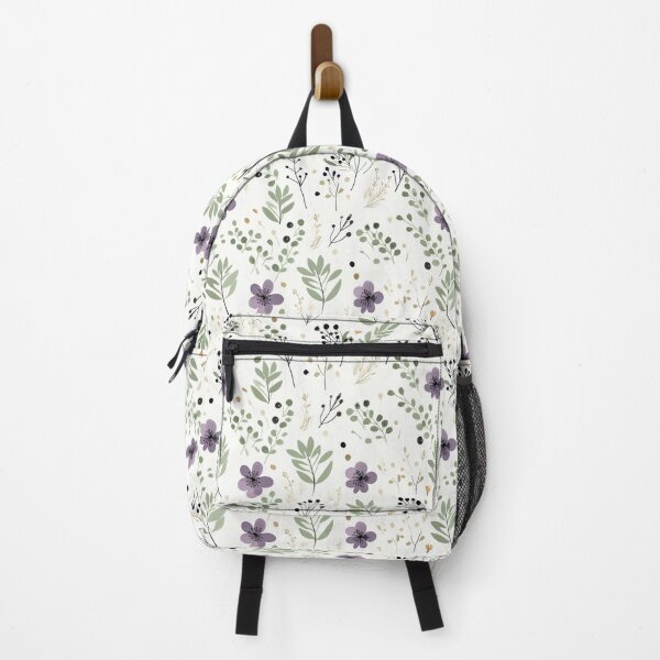 Item preview, Modern Purple Green Boho Floral designed and sold by PetalandPixal.