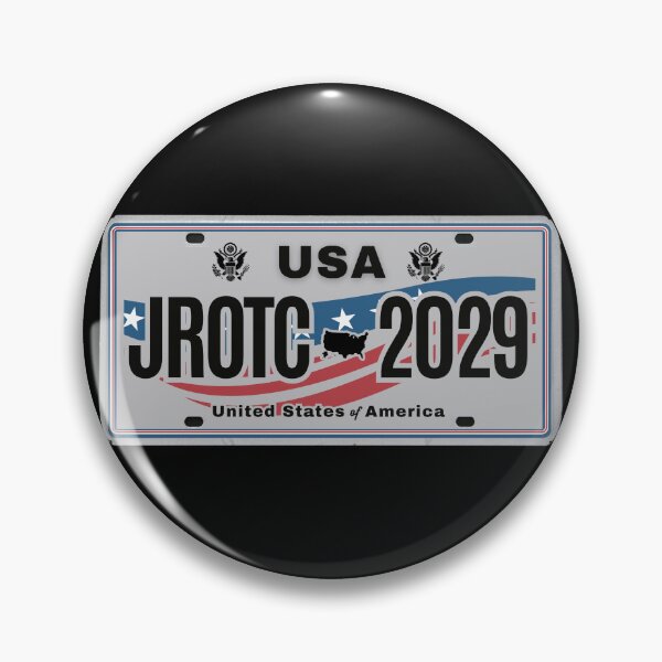Item preview, JROTC 2029 USA License Plate‑Style Patriotic Military Cadet Design designed and sold by GFamilyC.