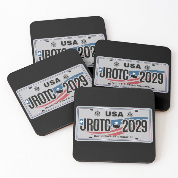 Item preview, JROTC 2029 USA License Plate‑Style Patriotic Military Cadet Design designed and sold by GFamilyC.