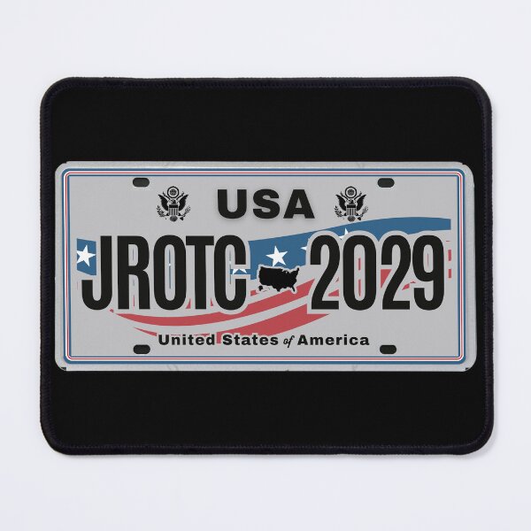Item preview, JROTC 2029 USA License Plate‑Style Patriotic Military Cadet Design designed and sold by GFamilyC.