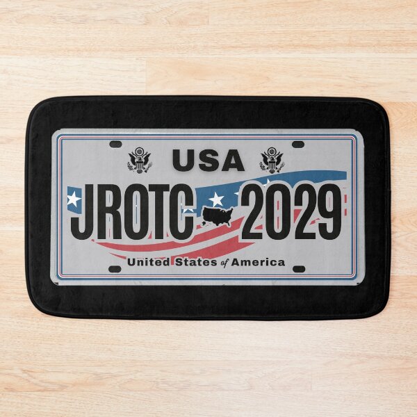Item preview, JROTC 2029 USA License Plate‑Style Patriotic Military Cadet Design designed and sold by GFamilyC.