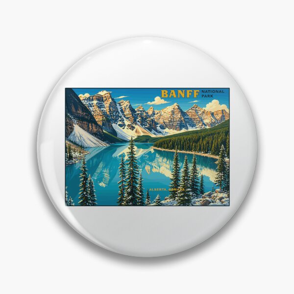 Item preview, Banff National Park Retro Design designed and sold by Gideon Emmerich.
