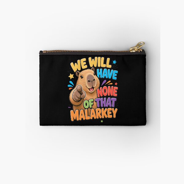 Item preview, Funny Pointing Capybara No Malarkey designed and sold by JesterKrewArt.