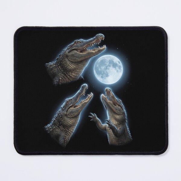 Item preview, Alligator Howling Moon Art Animal Lover designed and sold by TerryConnells.