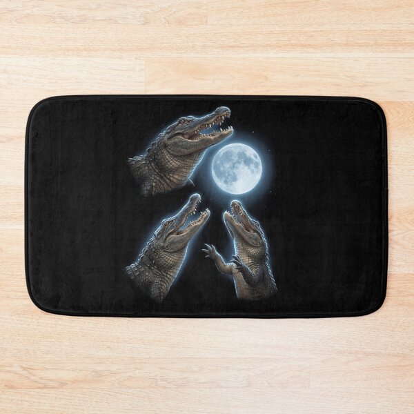 Item preview, Alligator Howling Moon Art Animal Lover designed and sold by TerryConnells.