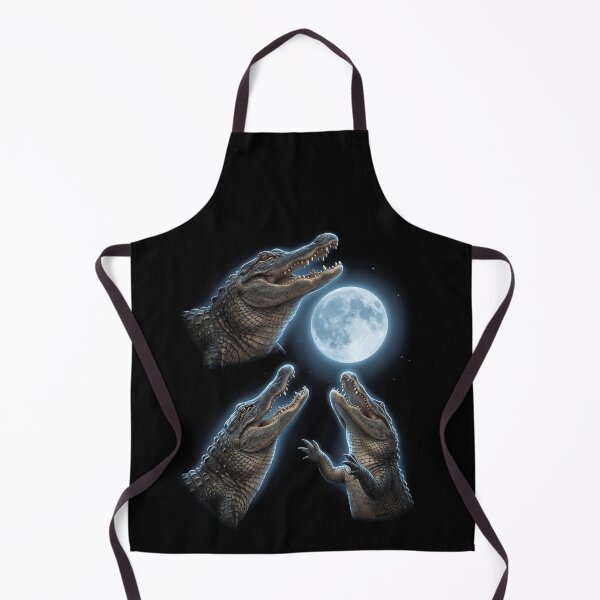 Item preview, Alligator Howling Moon Art Animal Lover designed and sold by TerryConnells.