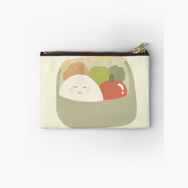 Item preview, Cute Bento Box Kawaii Food Character Minimal Pastel Aesthetic Art designed and sold by Teenidesign .
