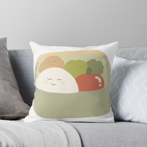 Item preview, Cute Bento Box Kawaii Food Character Minimal Pastel Aesthetic Art designed and sold by Teenidesign .