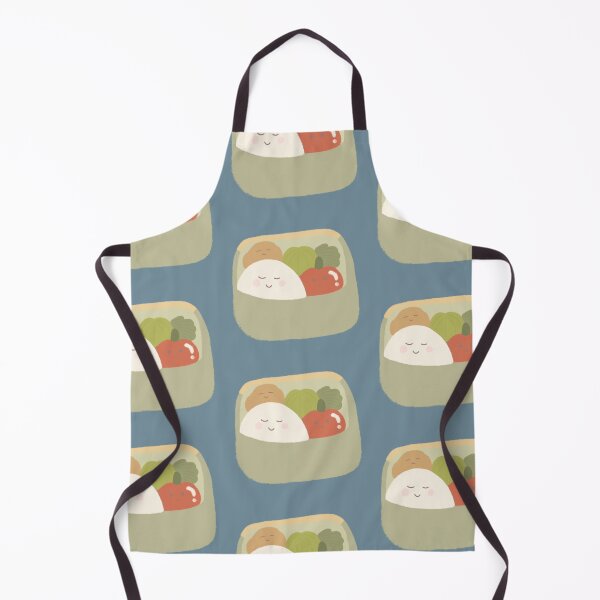 Item preview, Cute Bento Box Kawaii Food Character Minimal Pastel Aesthetic Art designed and sold by Teenidesign .