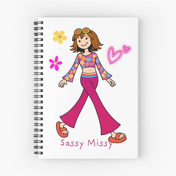 Item preview, Sassy Missy – Retro Groovy Bell-Bottom girl designed and sold by Black Signal.