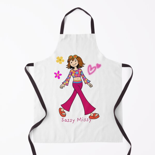 Item preview, Sassy Missy – Retro Groovy Bell-Bottom girl designed and sold by Black Signal.