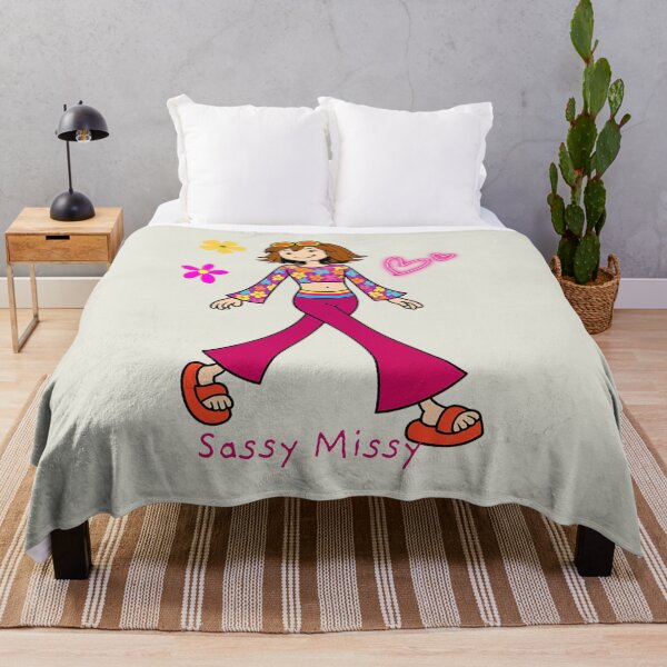 Item preview, Sassy Missy – Retro Groovy Bell-Bottom girl designed and sold by Black Signal.