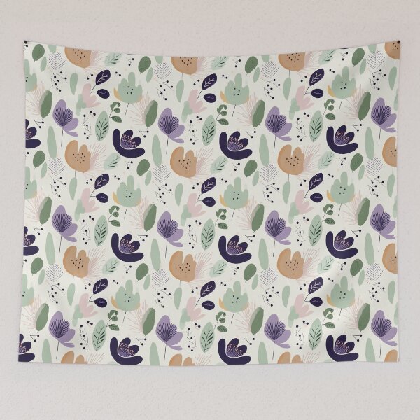 Item preview, Jewel Tone Boho Floral in Emerald Green designed and sold by PetalandPixal.