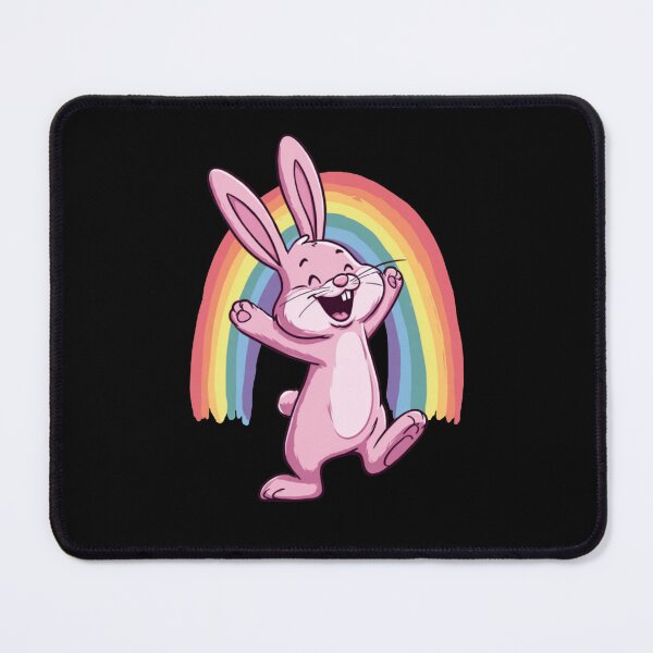 Item preview, Funny Rabbit Meme Humor Collection – Happy Rainbow Bunny Cartoon Meme Aesthetic Cute Rabbit Joy Vibes designed and sold by MiraLumeStudio.
