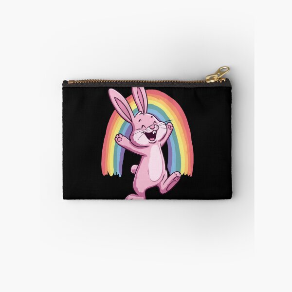 Item preview, Funny Rabbit Meme Humor Collection – Happy Rainbow Bunny Cartoon Meme Aesthetic Cute Rabbit Joy Vibes designed and sold by MiraLumeStudio.