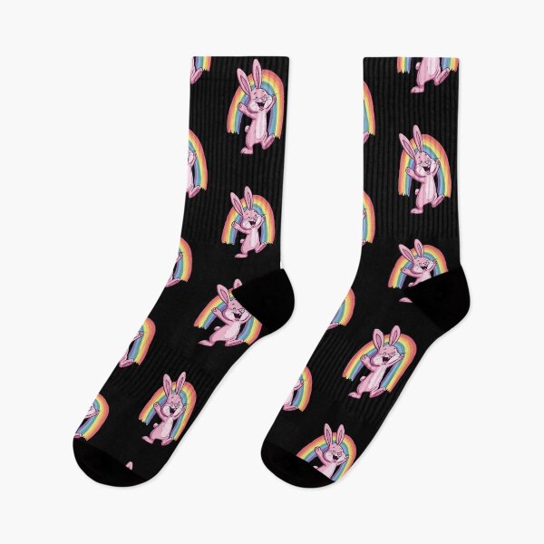 Item preview, Funny Rabbit Meme Humor Collection – Happy Rainbow Bunny Cartoon Meme Aesthetic Cute Rabbit Joy Vibes designed and sold by MiraLumeStudio.