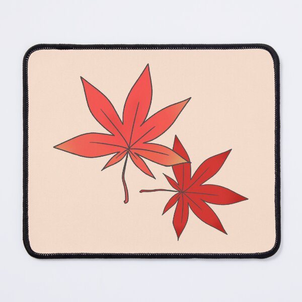 Item preview, Red Autumn Maple Leaves - Simple Fall Nature Illustration designed and sold by ubborn.