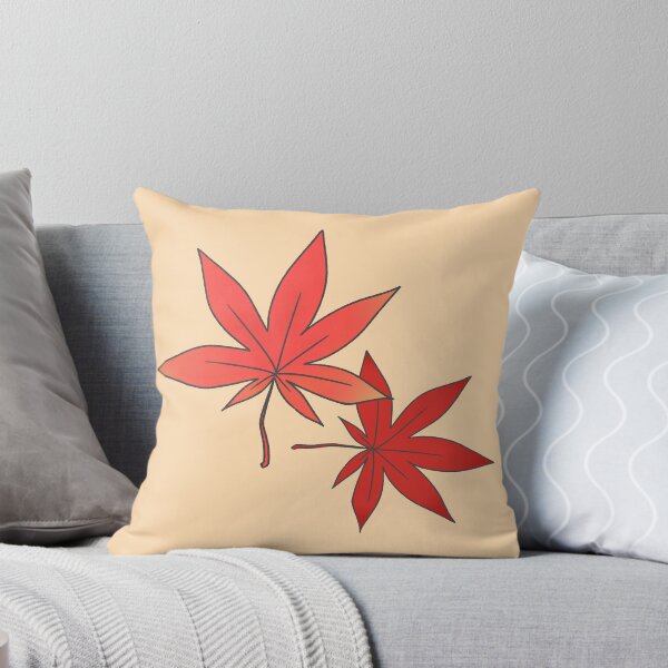 Item preview, Red Autumn Maple Leaves - Simple Fall Nature Illustration designed and sold by ubborn.