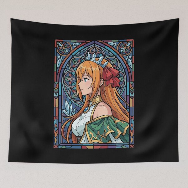 Item preview, Pecorine Princess Connect Royal Stained Glass Portrait designed and sold by mildaclairmo.
