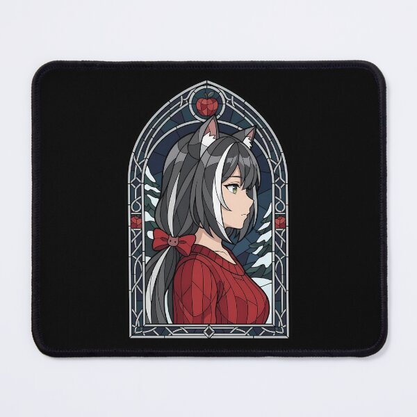 Item preview, Kyaru Princess Connect Winter Cat Girl Stained Glass designed and sold by mildaclairmo.