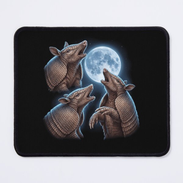 Item preview, Armadillo Howling Moon Art Animal Lover designed and sold by TerryConnells.