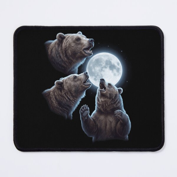 Item preview, Bear Howling Moon Art Animal Lover designed and sold by TerryConnells.