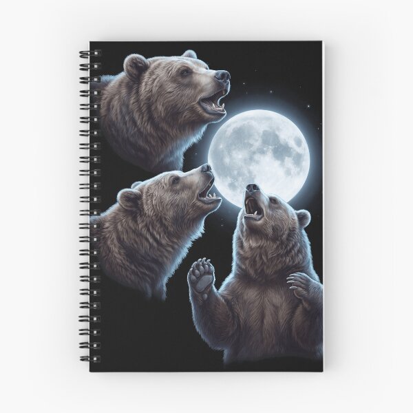 Item preview, Bear Howling Moon Art Animal Lover designed and sold by TerryConnells.
