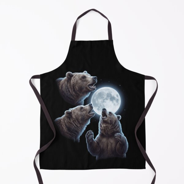 Item preview, Bear Howling Moon Art Animal Lover designed and sold by TerryConnells.