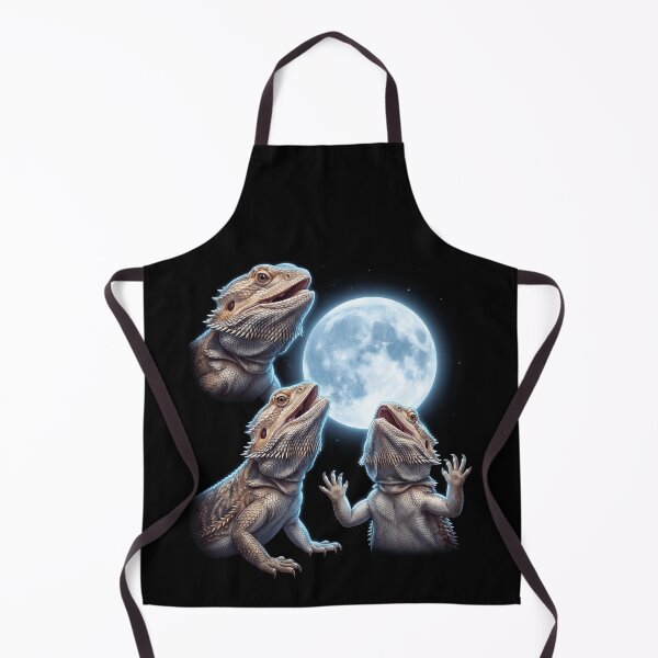 Item preview, Bearded Dragon Howling Moon Art Animal Lover designed and sold by TerryConnells.