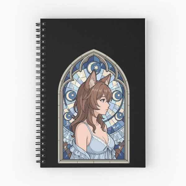 Item preview, Liliruca Arde DanMachi Moonlit Animal Ears Stained Glass Portrait designed and sold by mildaclairmo.