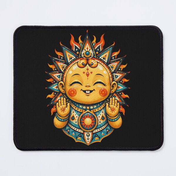 Item preview, Sun Deity Baby – Folk Neon Screen Print Art designed and sold by Motel Mirage.