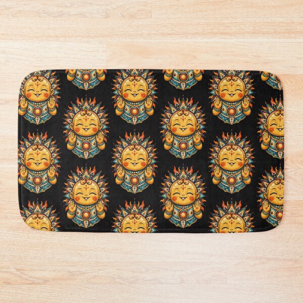 Item preview, Sun Deity Baby – Folk Neon Screen Print Art designed and sold by Motel Mirage.