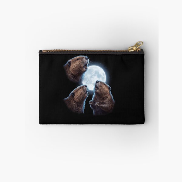 Item preview, Beaver Howling Moon Art Animal Lover designed and sold by TerryConnells.