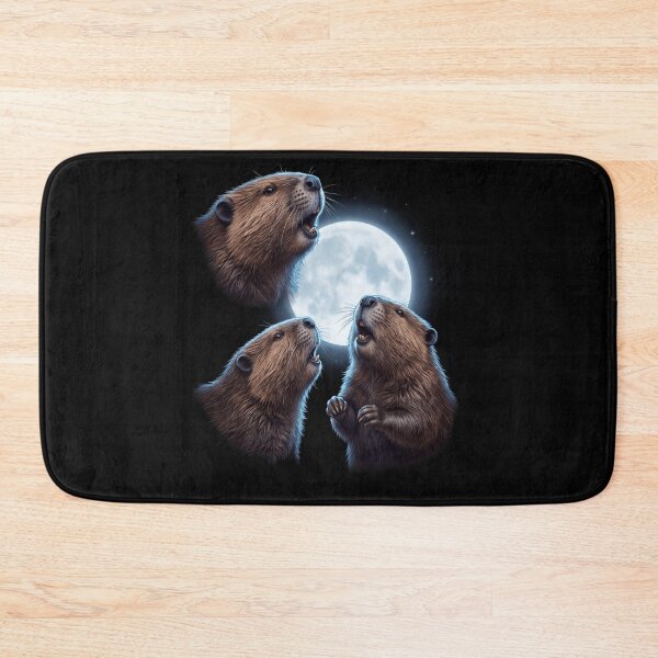Item preview, Beaver Howling Moon Art Animal Lover designed and sold by TerryConnells.