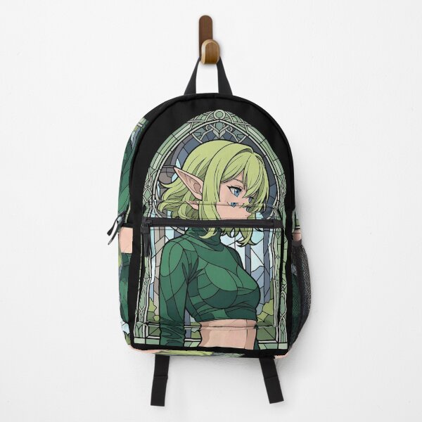 Item preview, Ryuu Lion DanMachi Green Elf Stained Glass Profile designed and sold by mildaclairmo.