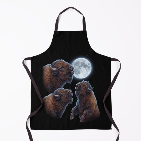 Item preview, Buffalo Howling Moon Art Animal Lover designed and sold by TerryConnells.