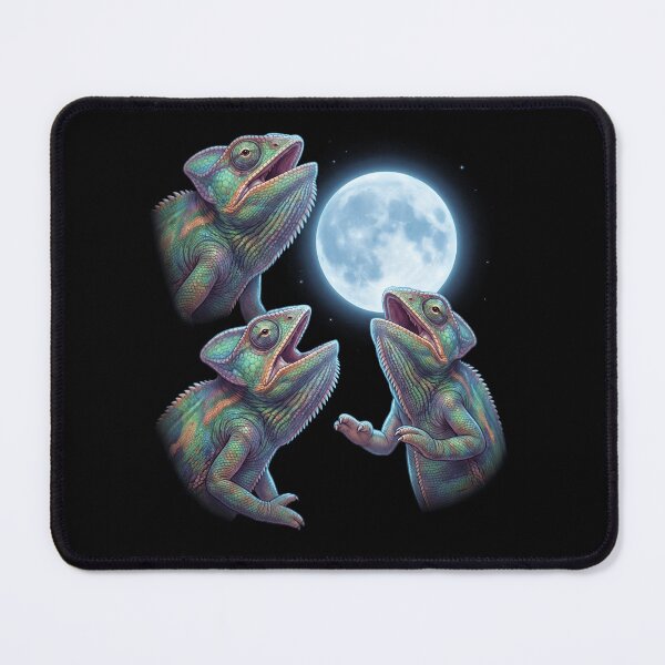 Item preview, Chameleon Howling Moon Art Animal Lover designed and sold by TerryConnells.