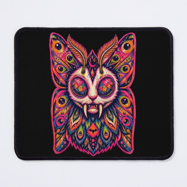 Item preview, Vampire Moth – Neon Gothic Screen Print Art designed and sold by Motel Mirage.