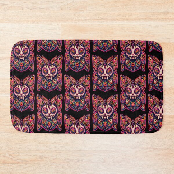 Item preview, Vampire Moth – Neon Gothic Screen Print Art designed and sold by Motel Mirage.