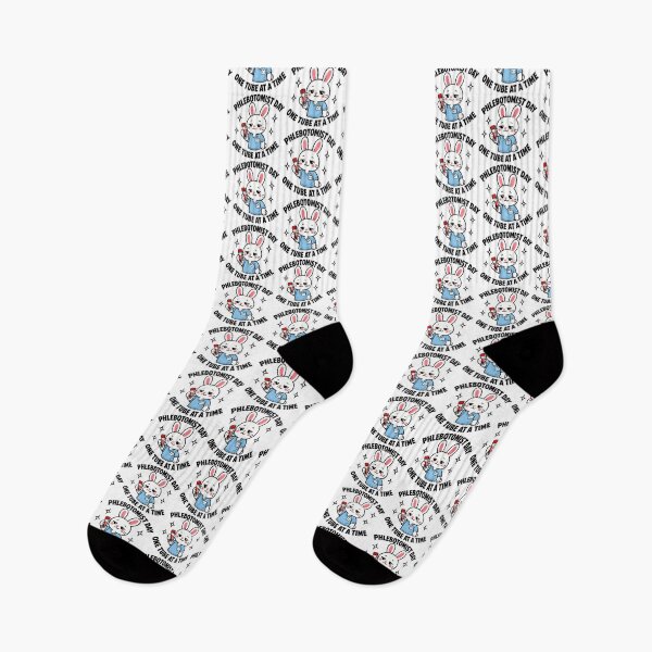 Item preview, Phlebotomist Day One Tube at a Time Cute Bunny Lab Tech Blood Draw Humor Design designed and sold by ClinicalHubs.