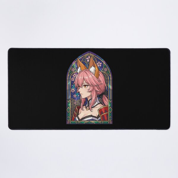 Item preview, Caster Tamamo no Mae Fate Grand Order Sakura Stained Glass Fox Spirit designed and sold by mildaclairmo.