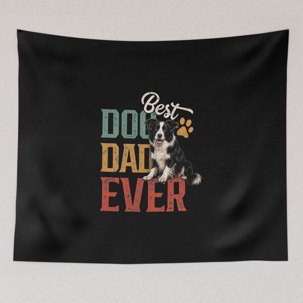 Item preview, Best Dog Dad Ever Border Collie T-Shirt designed and sold by OlyvieArt.