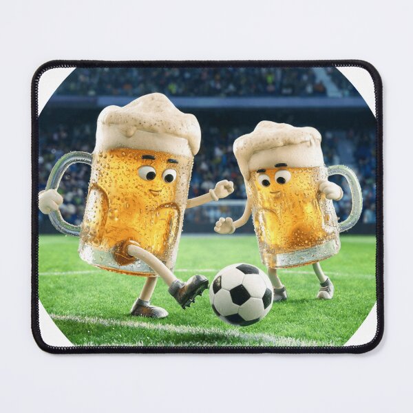 Item preview, Beers football designed and sold by BigBrainPrints.