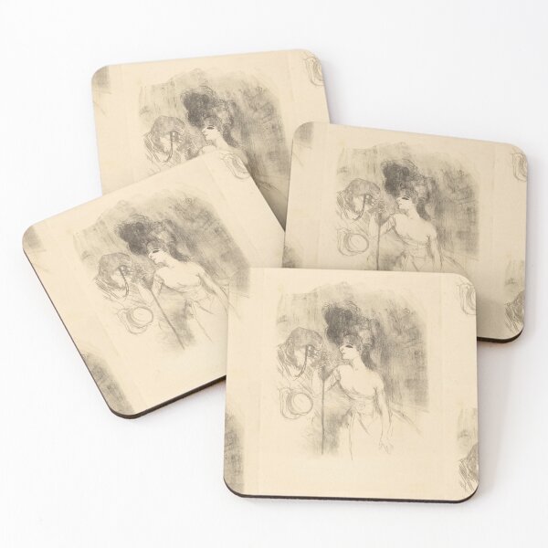 Item preview, Anna Held and Baldy by Henri de Toulouse-Lautrec | Cabaret Fine Art Poster designed and sold by artofuniverse.