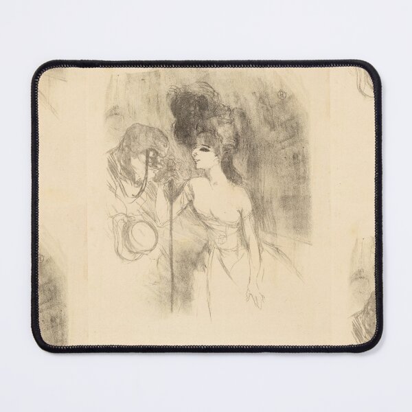 Item preview, Anna Held and Baldy by Henri de Toulouse-Lautrec | Cabaret Fine Art Poster designed and sold by artofuniverse.